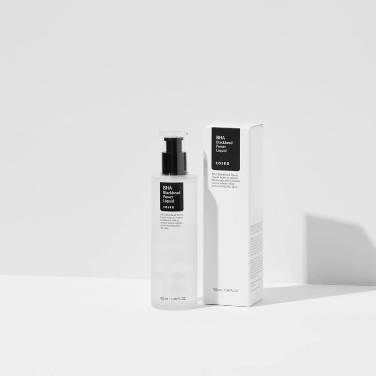 COSRX BHA Blackhead Power Liquid is a highly effective chemical exfoliator that refines the look of enlarged pores and leaves skin brighter. 