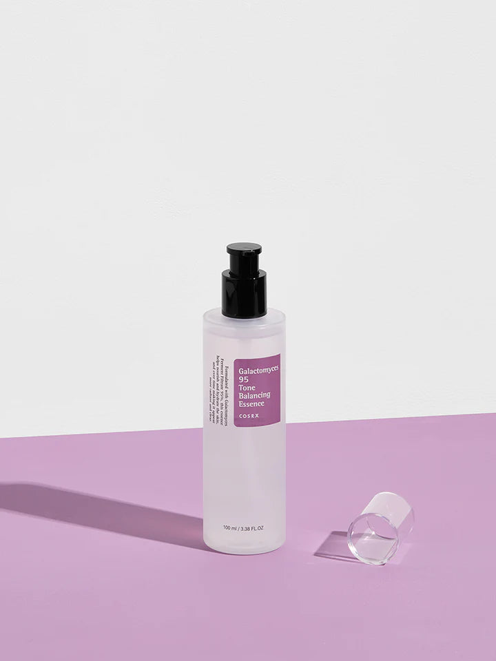 This Tone Balancing essence is formulated with 95% Galactomyces Ferment Filtrate, a flowery plant. This helps to nourish and hydrate the skin whilst also making it appear more radiant and clear. 