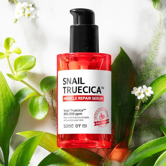 Snail Truecica Contains 890,000 ppm for effective skin recovery. The black snail&