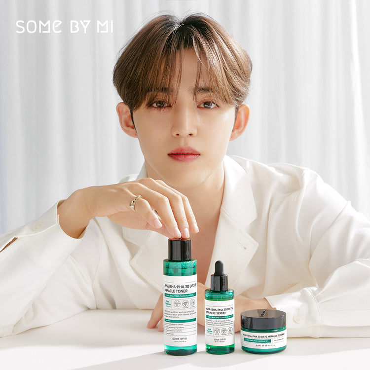 S.Coups with the 30 Days Miracle set by SOMEBYMI